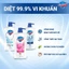 Sữa tắm Safeguard Sạch 99.9% vi khuẩn & Dịu nhẹ cho da của Bé - Chai 650ml/720ml