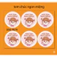50 sticker Tem dán Chúc bạn ngon miệng - dán sản phẩm đồ ăn, đồ uống,..