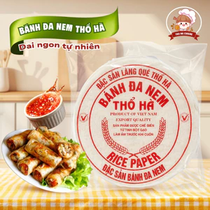 Bánh đa nem Thổ Hà chính gốc túi 10-50 lá, được làm từ bột gạo chọn lọc không chất bảo quản