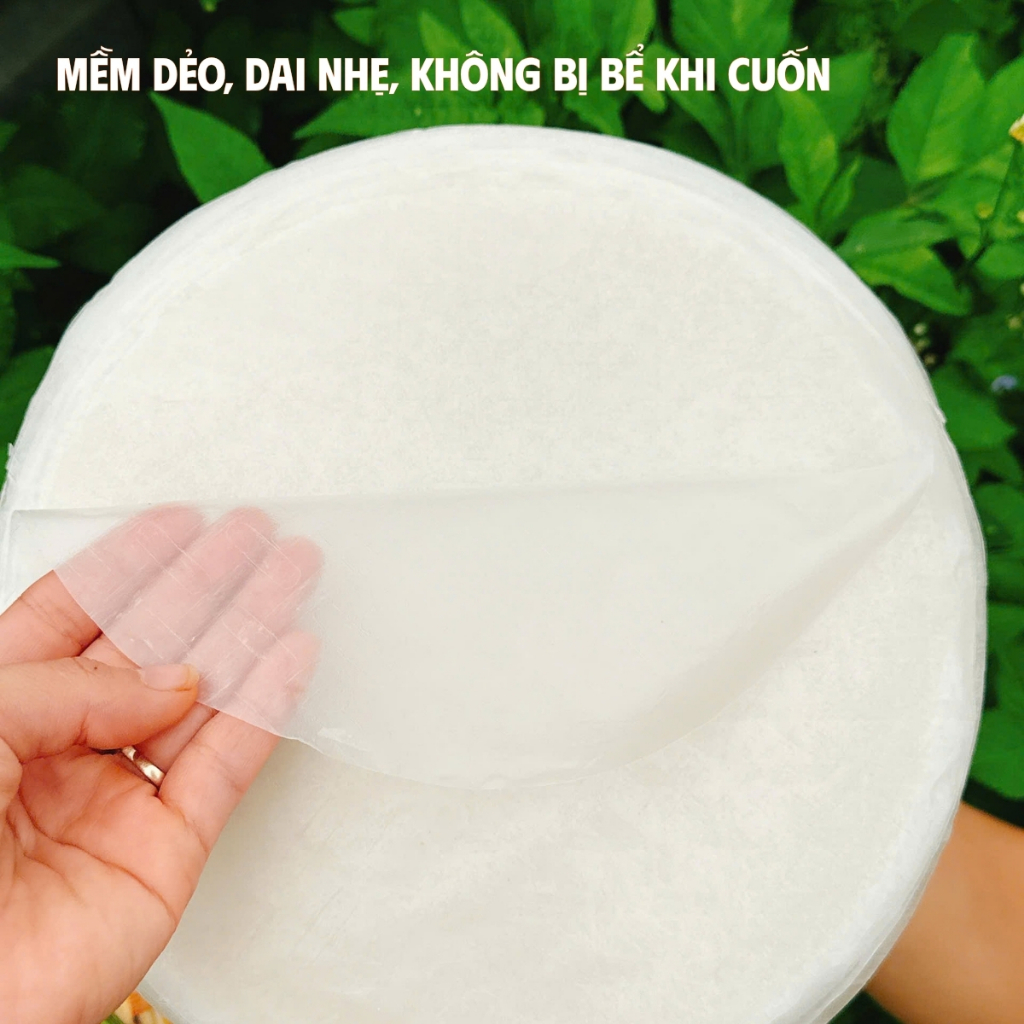 Bánh đa nem Thổ Hà chính gốc túi 10-50 lá, được làm từ bột gạo chọn lọc không chất bảo quản
