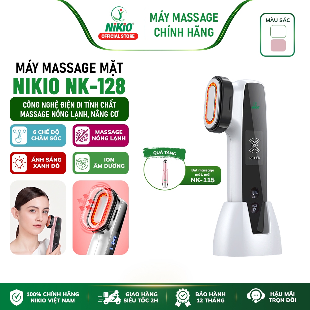 Máy nâng cơ mặt điện di RF đa năng Nikio NK-128 - Hàng cao cấp