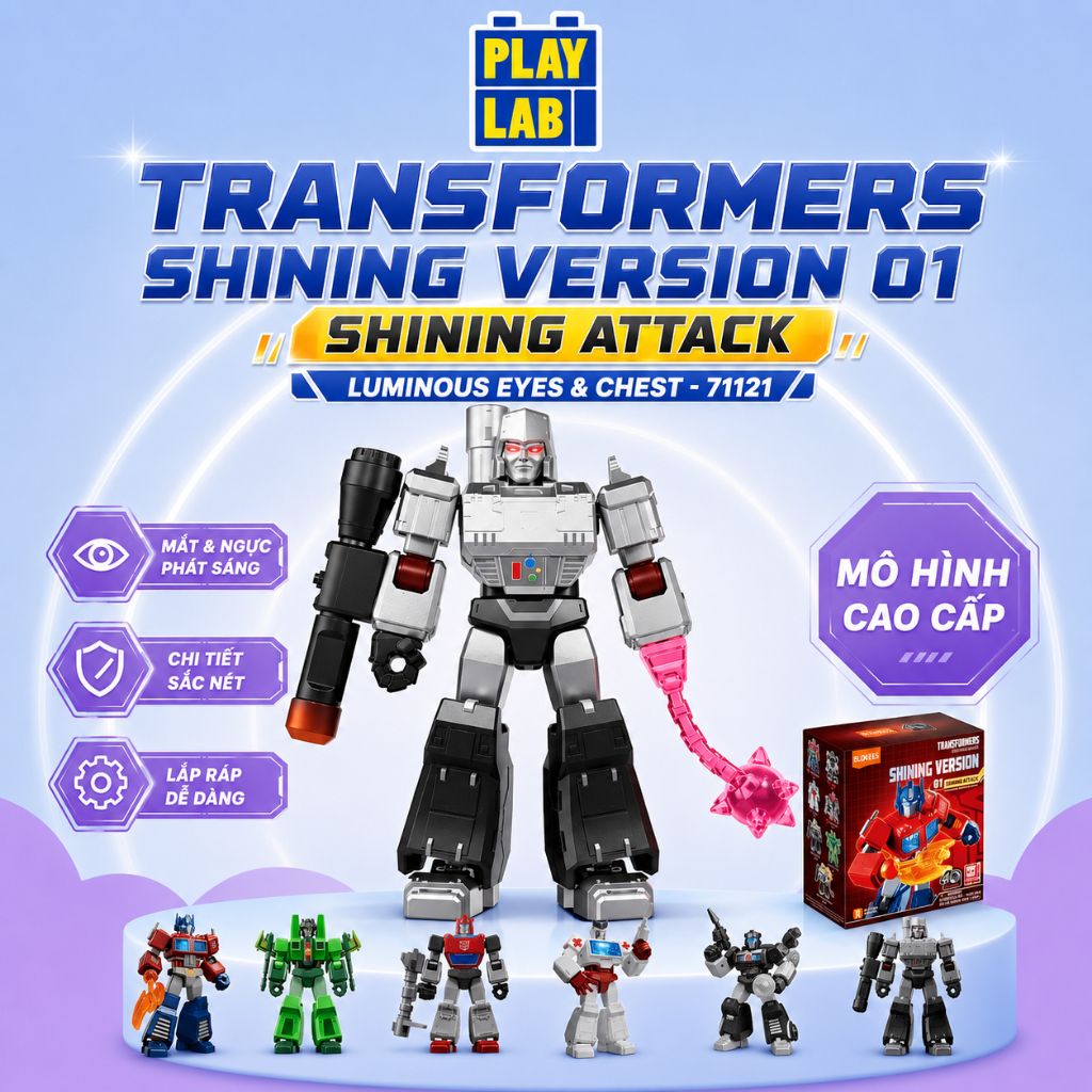 Blokees Figures-Transformers Luminous Eyes & Chest 71121-Shining ...
