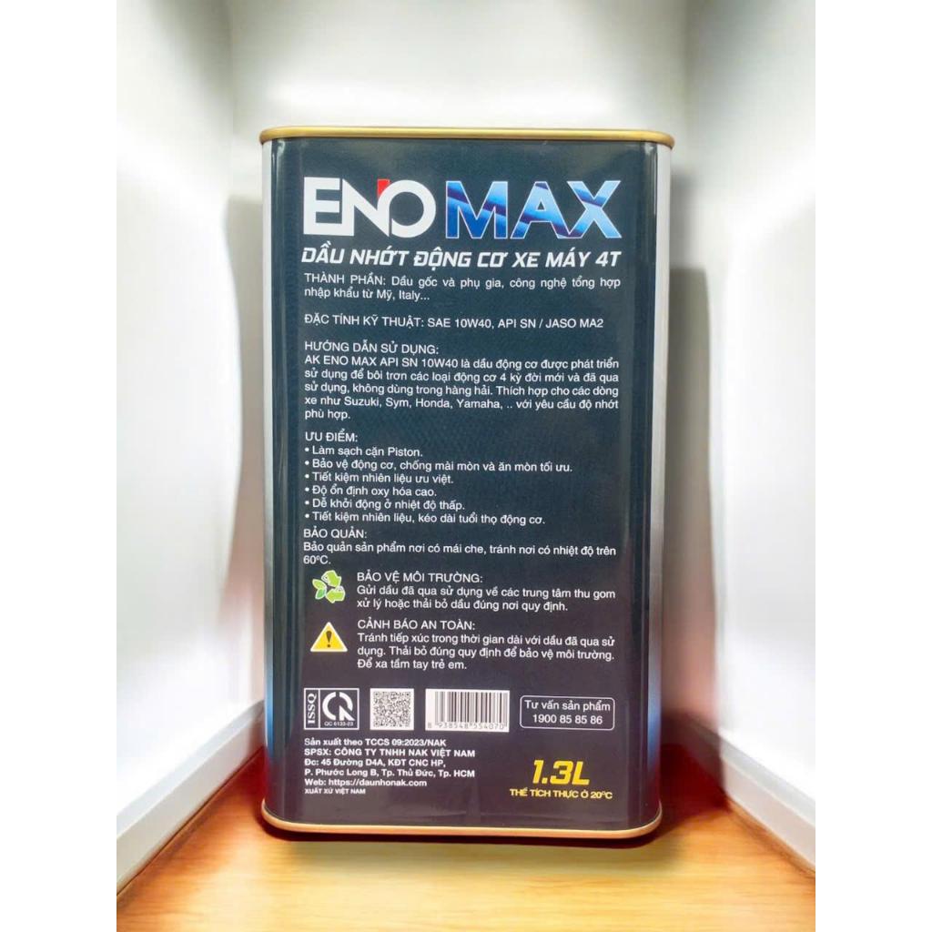 DẦU NHỚT AK LUBE ENOMAX 10W40 MA2 SN – 1.3L
