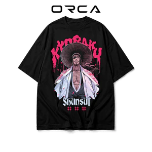 Áo thun Orca in hình Kyoraku Shunsui Bleach - Vải Cotton cao cấp - ORCA470