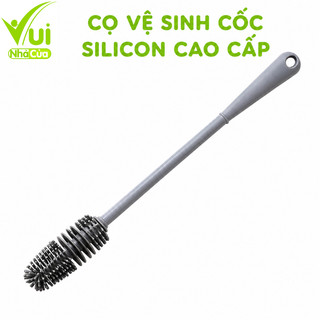 Cọ Vệ Sinh Cốc Silicon Dài 33cm Làm Sạch Hiệu Quả GD310 - Cọ Rửa Cốc Silicon Đa Năng Đầu Cọ Mềm