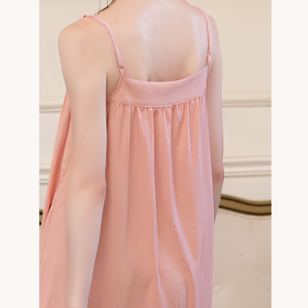Váy Ngủ Babydoll 2 Dây Nữ Đũi Cotton Cao Cấp – Váy Ngủ Xòe Tiểu Thư Mặc Nhà Mềm Mát