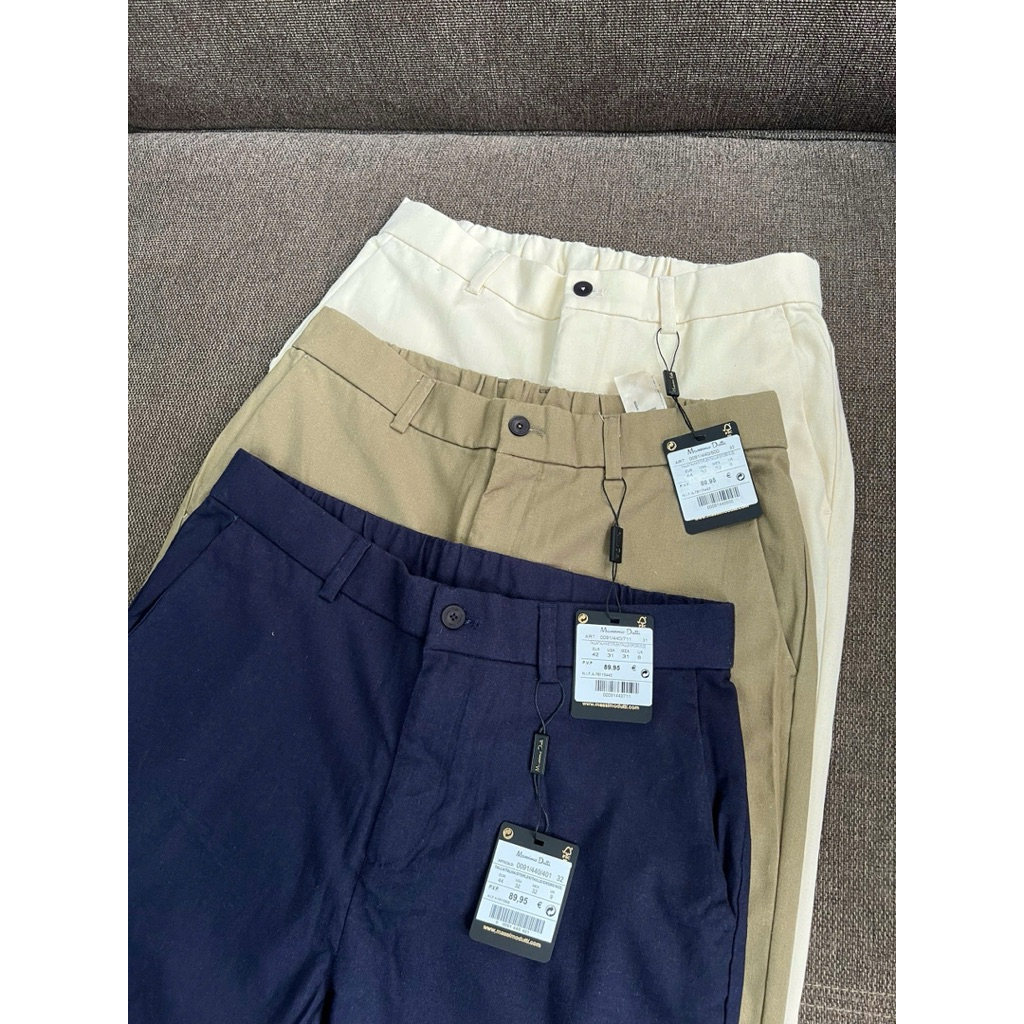 Quần Dài Nam massimo dutti Linen Form Suông Cao Cấp - Quần Vải Linen Mát Nhẹ, Dễ Phối Đồ, Phong Cách Hàn Quốc