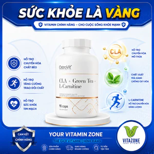 Ostrovit CLA+Green Tea+L-Carnitine - Bổ Sung Dưỡng Chất Dạng Viên