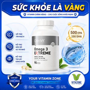 Ostrovit Omega 3 Extreme - Viên Uống Dầu Cá Cô Đặc Hỗ Trợ Sức Khỏe