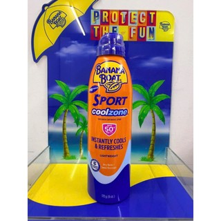 XỊT CHỐNG NẮNG LÀM MÁT TỨC THÌ BANANA BOAT COOLZONE SPF 50 (170G) – GIẢI NHIỆT LÀN DA, CHỐNG NẮNG VƯỢT TRỘI!