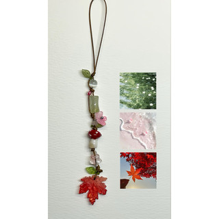 Keychain Handmade - Rừng Thu Cổ Tích 🍄 ( Đọc Kĩ Mô Tả Trước Khi Đặt Hàng )
