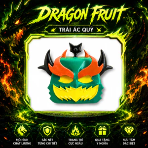 Mô Hình Dragon Fruit Blox Fruits In 3D | Trái Ác Quỷ Roblox Trang Trí, Quà Tặng Game Thủ