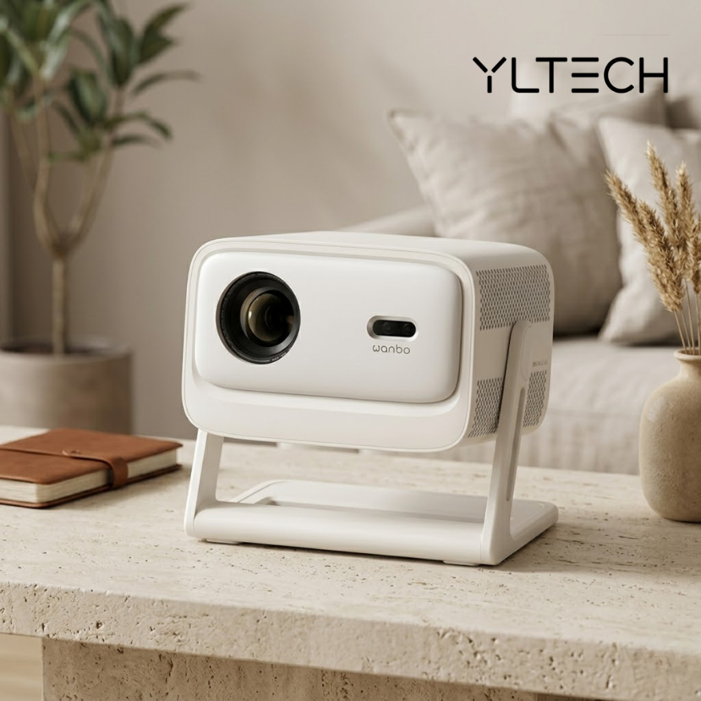 Máy Chiếu Thông Minh Wanbo Vali 1 Pro | Full HD 1080P 600 ANSI Android TV 12 Model 2026 Chính Hãng