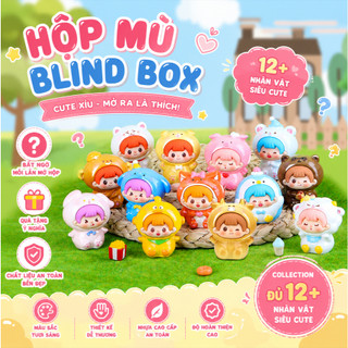 Hộp Mù Blind Box Nhân Vật Chibi Dễ Thương – Đồ Chơi Sưu Tầm Mini Cute, Quà Tặng Trang Trí Bàn Học, Bàn Làm Việc
