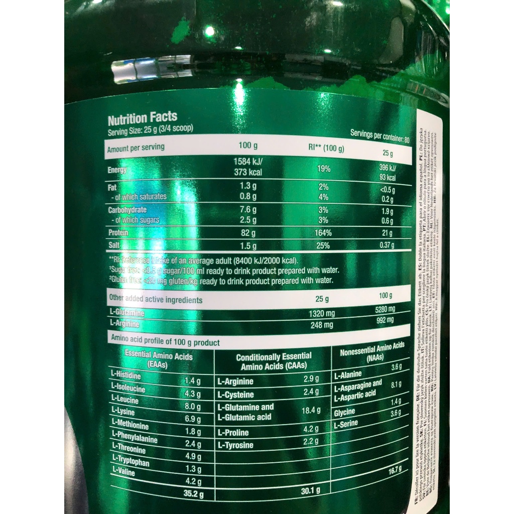 [TẶNG BÌNH] Sữa Bổ Sung Đạm Whey Protein Isolate Scitec - 1816g - KEYGYM