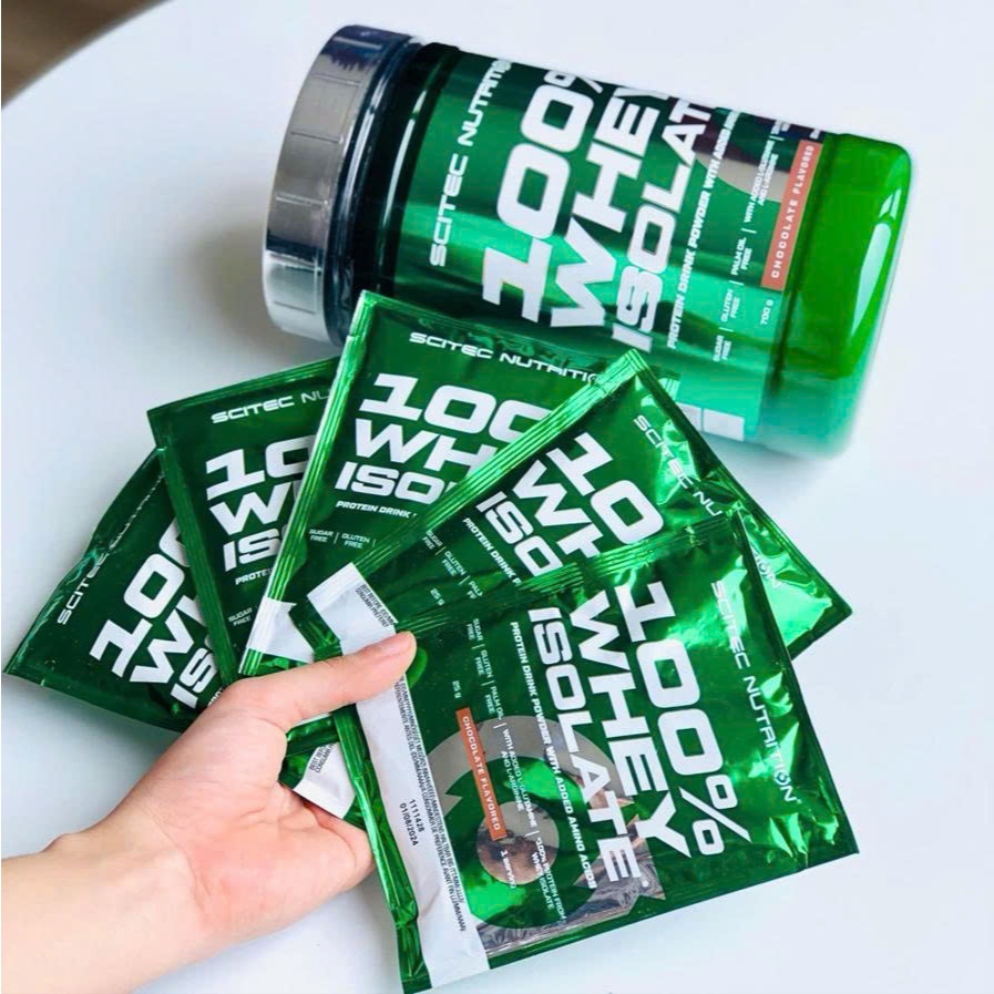 [TẶNG BÌNH] Sữa Bổ Sung Đạm Whey Protein Isolate Scitec - 1816g - KEYGYM