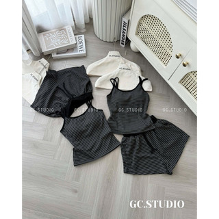 PHẠM THUỲ SHOP: SET BỘ ÁO DÂY ĐÔI MIX QUẦN ĐÙI CÓ MÚT NGỰC ẢNH THẬT