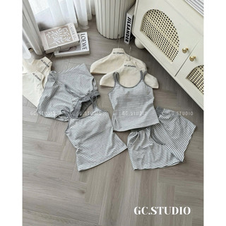 PHẠM THUỲ SHOP: SET BỘ ÁO DÂY ĐÔI MIX QUẦN ĐÙI CÓ MÚT NGỰC ẢNH THẬT