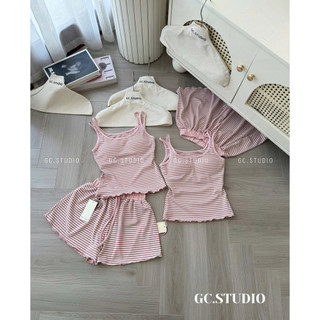 PHẠM THUỲ SHOP: SET BỘ ÁO DÂY ĐÔI MIX QUẦN ĐÙI CÓ MÚT NGỰC ẢNH THẬT