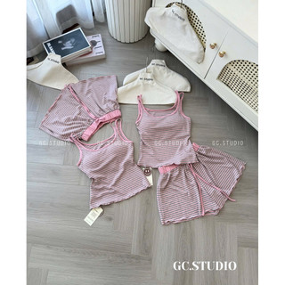 PHẠM THUỲ SHOP: SET BỘ ÁO DÂY ĐÔI MIX QUẦN ĐÙI CÓ MÚT NGỰC ẢNH THẬT