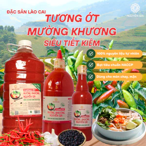 Tương Ớt Mường Khương 500ml / 1L Siêu Tiết Kiệm Nguyễn Gia