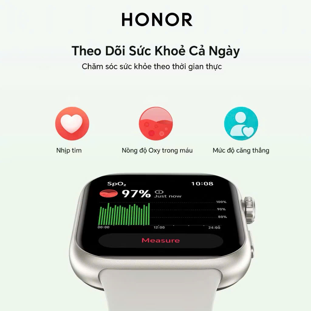 [HÀNG TĂNG KHÔNG BÁN] Đồng hồ thông minh Honor Choice Watch 2i| Màn hình  1.85 " AMOLED, Pin 14 ngày | BigBuy360 - bigbuy360.vn