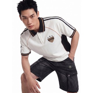 Áo Polo HUSTLE SHIELD ngắn tay chính hãng Mikenco unisex |TẶNG HỘP ÁO|