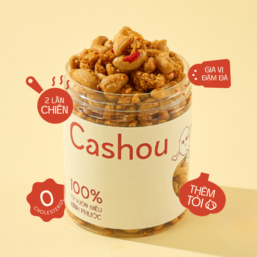 Combo 3 Hộp Hạt Điều Nguyên Hạt Cashou – Hạt Điều Bình Phước Giòn Bùi, Giàu Dinh Dưỡng