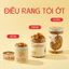 Combo Hạt Điều Cashou 4 Vị: Tỏi Ớt – Nướng Củi – Mix Hạt – Rang Muối | Giòn Bùi, Rang Mới, Không Ngấy