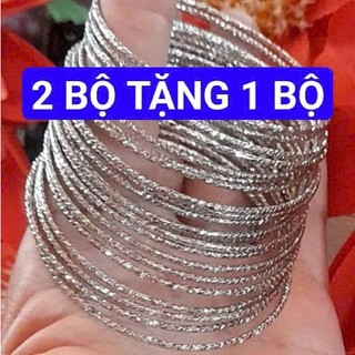 Combo 2 bộ tặng 1 bộ - 21 chiếc ximen inox Không Khóa bao không đen gỉ Trang sức Bé Heo