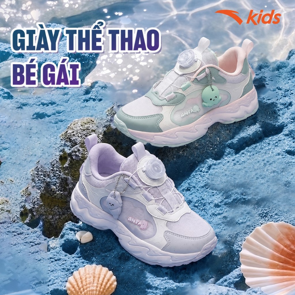 Anta Kids Giày Thời Trang Thao Bé Gái 3226C8801