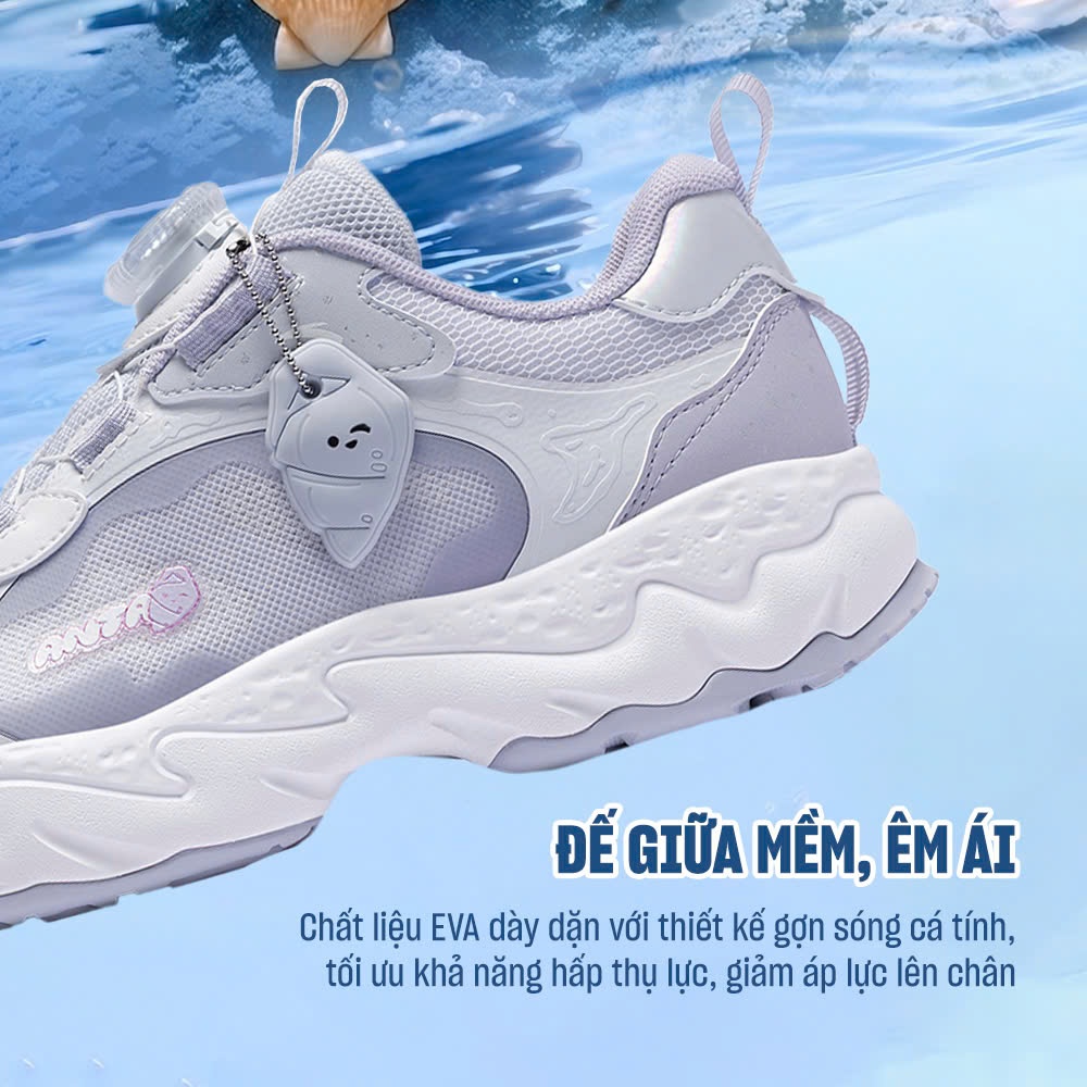 Anta Kids Giày Thời Trang Thao Bé Gái 3226C8801