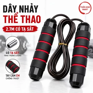 Dây nhảy thể thao 2.7m có tạ sắt