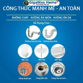 Combo 2 Lọ Bột Thông Cống Siêu Tốc Mibeide 260g (Nội Địa Trung) Phân Hủy Dầu Mỡ, Tóc Rác Khử Mùi Hôi Cống -GigaMax Home