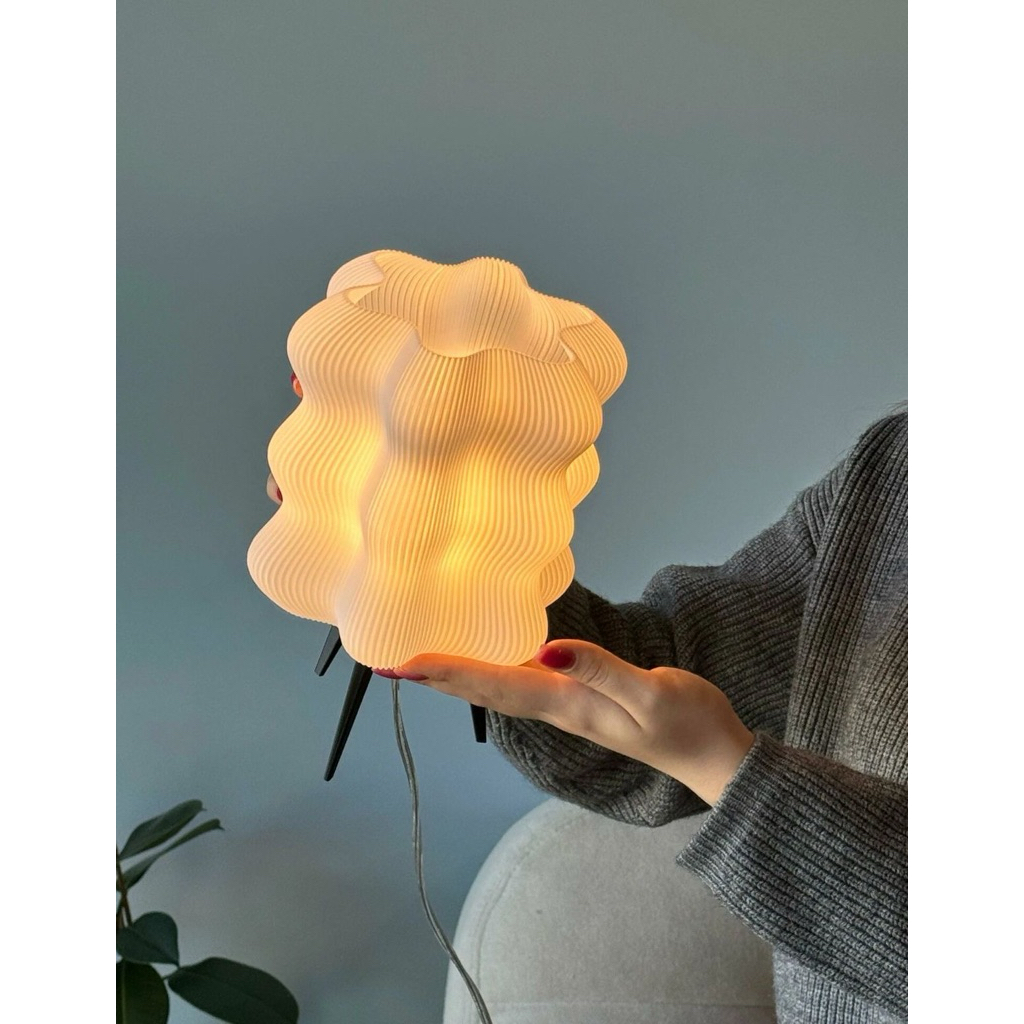 Đèn Ngủ Decor WAVY LAMP | MIE LIGHT - Đèn In 3D Thiết Kế Sóng Lượn Cao Cấp, Ánh Sáng Vàng Ấm Hiện Đại