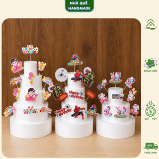 Xốp Tròn Ghép Tầng Làm Tháp Bánh Kẹo Sinh Nhật - Đế Xốp Trang Trí Tháp Snack, Tháp Quà Tặng Handmade Nhiều Size