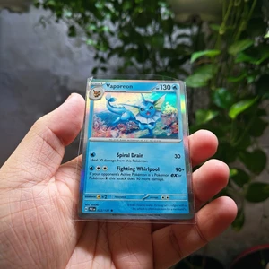 Thẻ Pokemon Vaporeon 134/165 Holo Rare