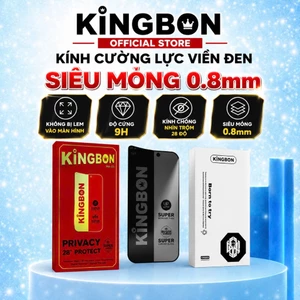 Kính cường lực iPhone KiNGBON MA-03 Chống Nhìn Trộm 28 độ FULL Màn Cho iPHONE 7Plus -> 17 PRO MAX