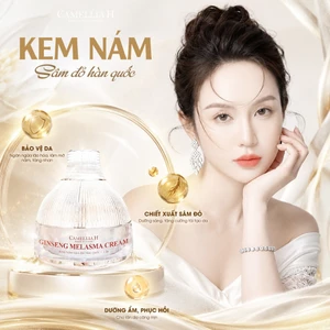 Kem nám Camellia H nhân sâm đỏ Hàn Quốc hỗ trợ làm đều màu da dưỡng da sáng mịn