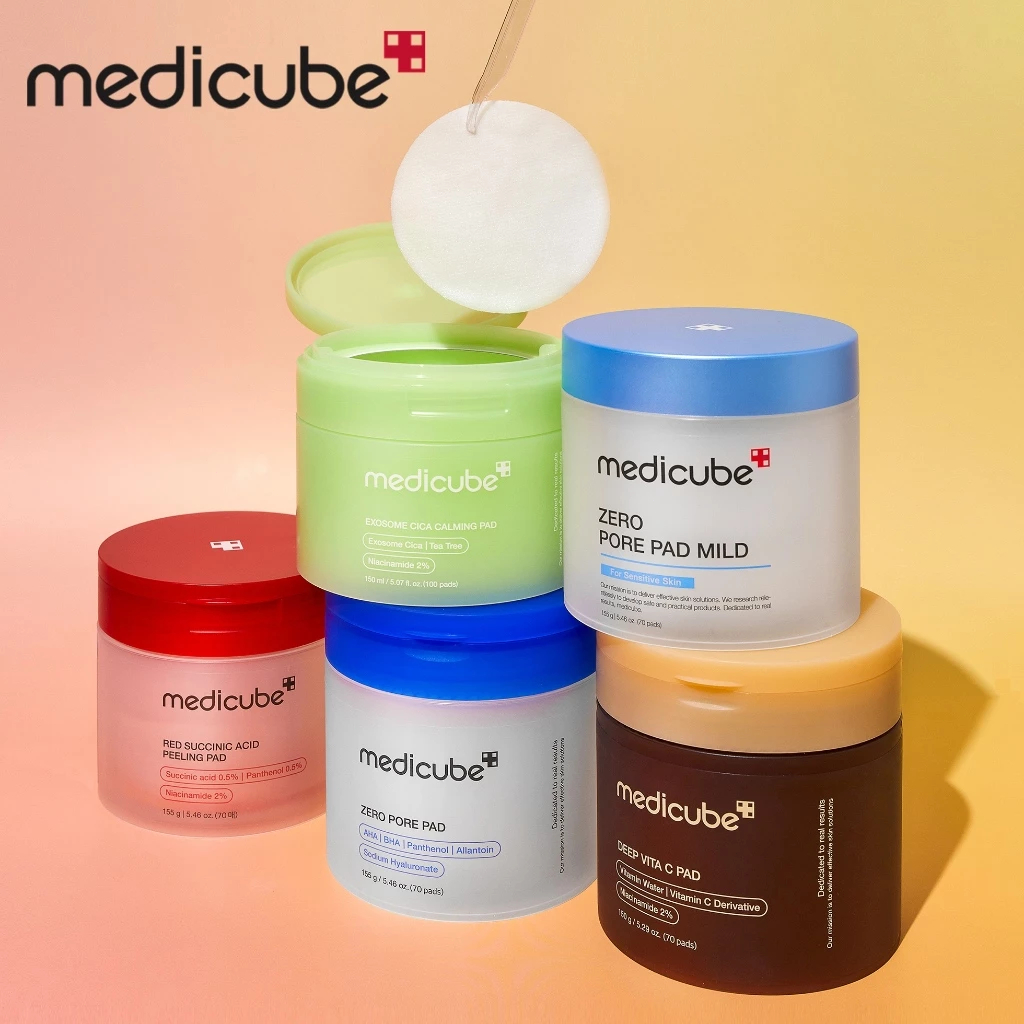 Medicube Zero Pore Pad 2.0 - 70 Pad/ Zero Pore Pad Mild / Super Cica Pad / Red Succinic Acid Pad / Deep Vita C Pad