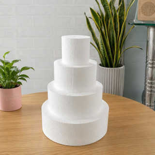 Xốp Tròn Ghép Tầng Làm Tháp Bánh Kẹo Sinh Nhật - Đế Xốp Trang Trí Tháp Snack, Tháp Quà Tặng Handmade Nhiều Size