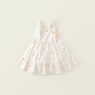 Váy 2 Dây Bé Gái, Váy Cho Bé Gái Mặc Mùa Hè Mát Mẻ Họa Tiết Dễ Thương Chất Liệu Cotton Mềm Mại