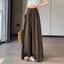 Quần linen giả váy chất đũi tơ thiết kế cạp nhúm hàng 2 lớp_Xưởng May ANJ