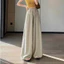 Quần linen giả váy chất đũi tơ thiết kế cạp nhúm hàng 2 lớp_Xưởng May ANJ