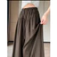 Quần linen giả váy chất đũi tơ thiết kế cạp nhúm hàng 2 lớp_Xưởng May ANJ