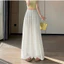 Quần linen giả váy chất đũi tơ thiết kế cạp nhúm hàng 2 lớp_Xưởng May ANJ