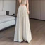 Quần linen giả váy chất đũi tơ thiết kế cạp nhúm hàng 2 lớp_Xưởng May ANJ