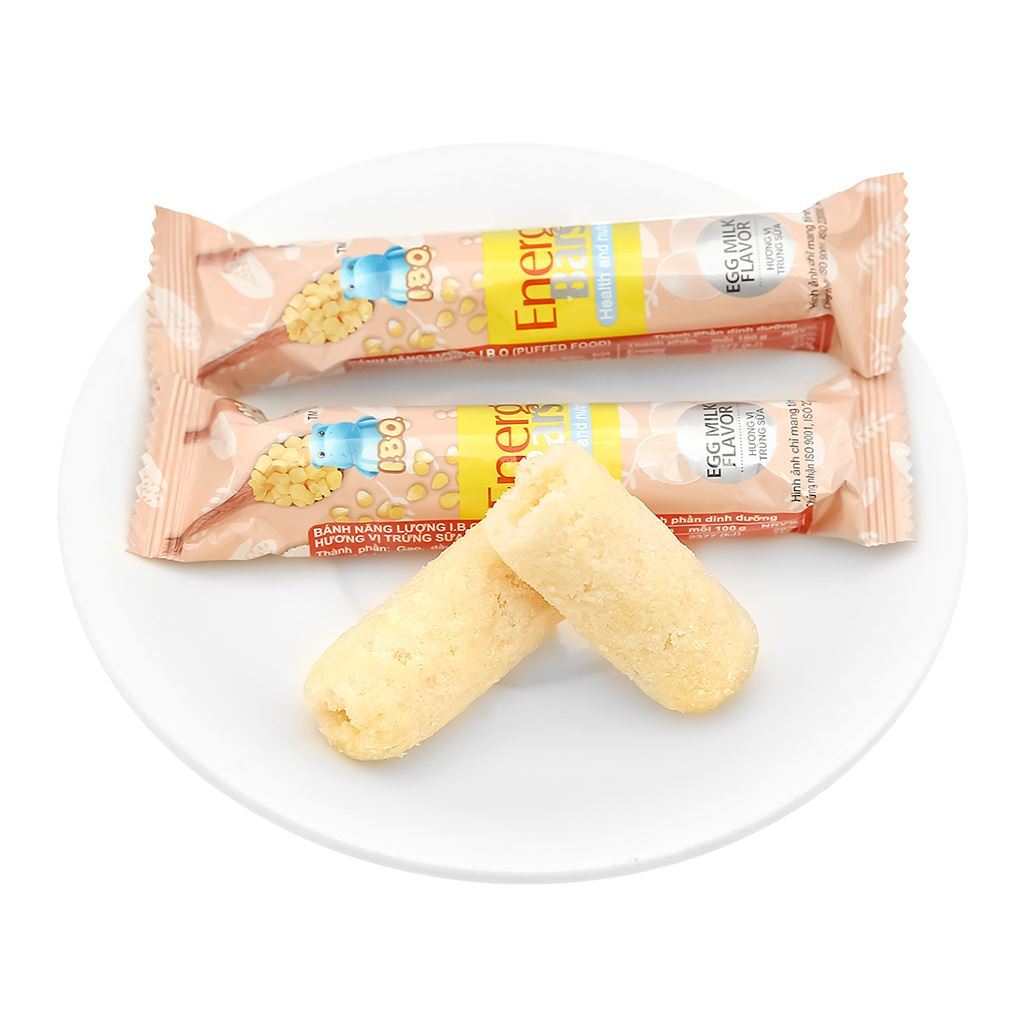 Bánh Năng Lượng IBO gói 160g - Giòn Ngon Đủ Vị, Bổ Sung Năng Lượng Cho Bé Từ 2 Tuổi