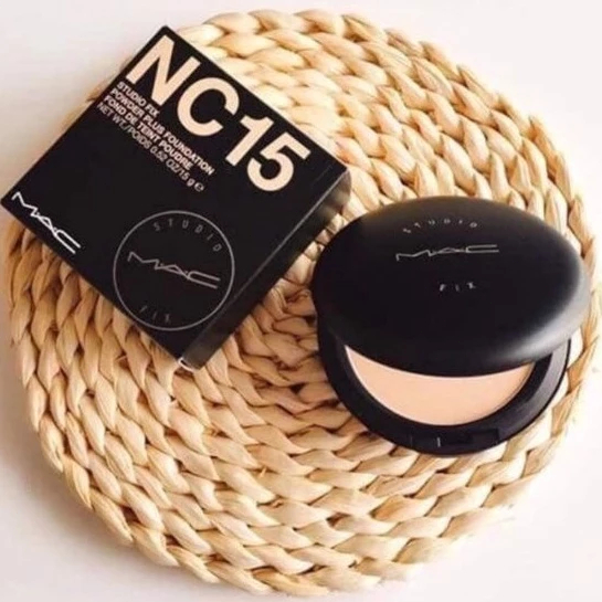 Phấn nền phủ MAC Studio Fix Powder Plus Foundation 15g giúp kiềm dầu và làm mờ lỗ chân lông 12Color