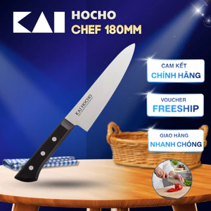 Dao Bếp Đa Năng KAI indian Hocho Chef's knife Dao Chuyên Nghiệp Nhật Bản Cho Đầu Bếp 180MM